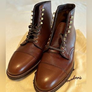 Alden Grained Leather Boots